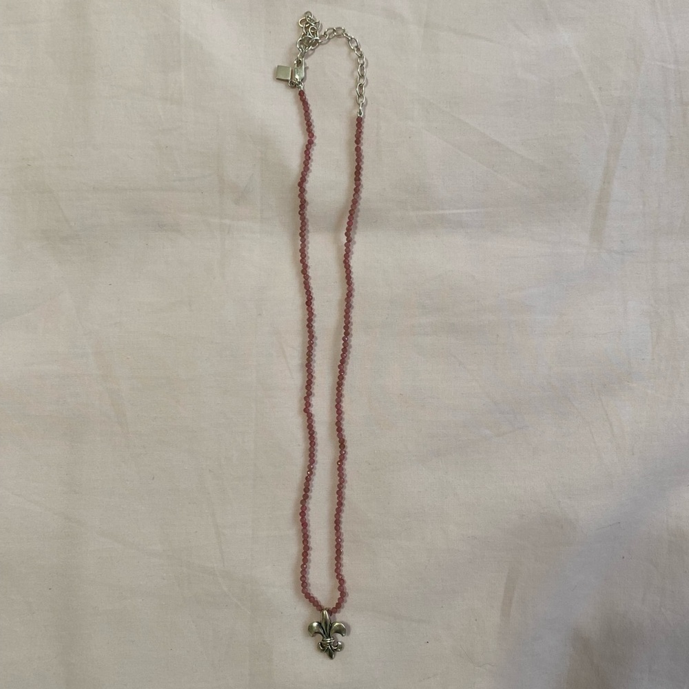 Mignon Faget Fleur de Lis purple necklace!